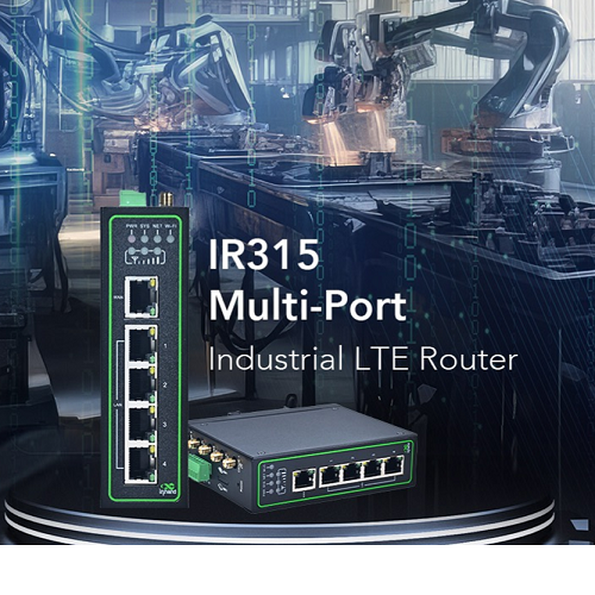 Inhand IR315 Industrial LTE router
