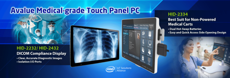 Avalue HID 2334 medical touch panel