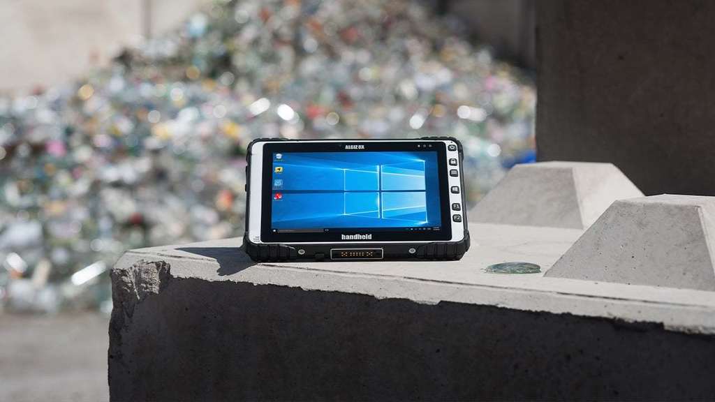 Handheld algiz 8x waste management